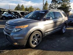 Salvage cars for sale at Denver, CO auction: 2014 Ford Explorer Limited