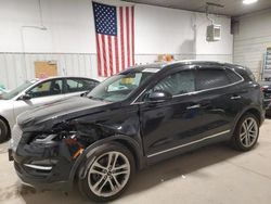 Salvage cars for sale at Des Moines, IA auction: 2019 Lincoln MKC Reserve