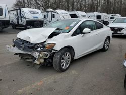 Salvage cars for sale at Glassboro, NJ auction: 2012 Honda Civic EX