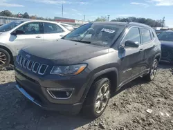 Salvage cars for sale at Montgomery, AL auction: 2021 Jeep Compass Limited