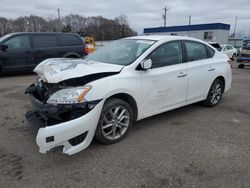 Salvage cars for sale from Copart Ham Lake, MN: 2014 Nissan Sentra S