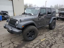 Vehiculos salvage en venta de Copart Woodburn, OR: 2017 Jeep Wrangler Unlimited Sport