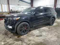 Salvage cars for sale at West Mifflin, PA auction: 2022 Ford Explorer ST