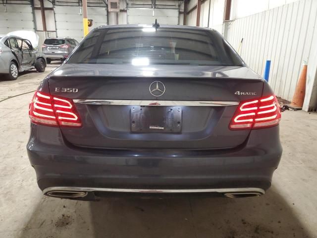 2016 Mercedes-Benz E 350 4matic