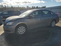 Salvage cars for sale at Windham, ME auction: 2015 Nissan Sentra S