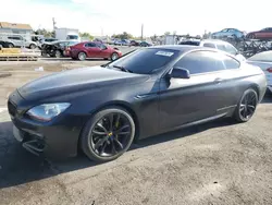 BMW 6 Series salvage cars for sale: 2012 BMW 640 I