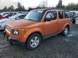 Honda Element salvage cars for sale: 2007 Honda Element EX