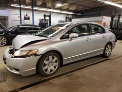 Honda salvage cars for sale: 2010 Honda Civic LX