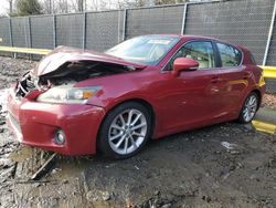 Lexus salvage cars for sale: 2013 Lexus CT 200