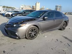 Salvage cars for sale from Copart New Orleans, LA: 2021 Toyota Camry SE