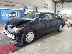 Honda salvage cars for sale: 2012 Honda Civic LX