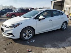 Salvage cars for sale at Duryea, PA auction: 2018 Chevrolet Cruze LT