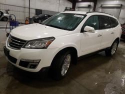 Chevrolet salvage cars for sale: 2015 Chevrolet Traverse LT