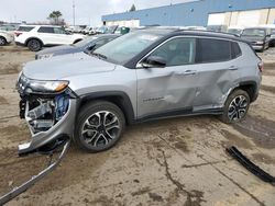 Jeep salvage cars for sale: 2022 Jeep Compass Limited