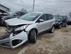 Salvage cars for sale at Pekin, IL auction: 2014 Ford Escape Titanium