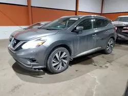 Nissan salvage cars for sale: 2016 Nissan Murano S