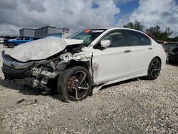 Salvage cars for sale at Opa Locka, FL auction: 2017 Honda Accord Sport