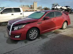 Salvage cars for sale at New Orleans, LA auction: 2015 KIA Optima EX