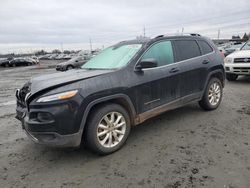 Salvage cars for sale at Eugene, OR auction: 2016 Jeep Cherokee Limited