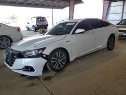 Salvage cars for sale at American Canyon, CA auction: 2021 Honda Accord Hybrid EXL