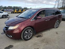 Honda Odyssey Touring Vehiculos salvage en venta: 2016 Honda Odyssey Touring