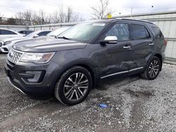 Salvage cars for sale at Walton, KY auction: 2016 Ford Explorer Platinum