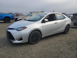 Salvage cars for sale at Eugene, OR auction: 2017 Toyota Corolla L