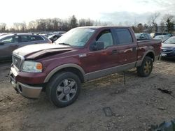 Salvage cars for sale from Copart Chalfont, PA: 2006 Ford F150 Supercrew