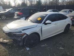 Salvage cars for sale at Waldorf, MD auction: 2022 Honda Civic LX