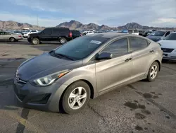 Salvage cars for sale at North Las Vegas, NV auction: 2014 Hyundai Elantra SE