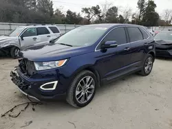 Salvage cars for sale at Hampton, VA auction: 2016 Ford Edge Titanium