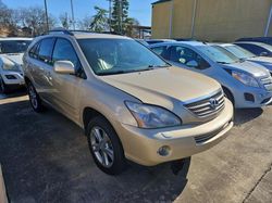 Salvage cars for sale at Lebanon, TN auction: 2008 Lexus RX 400H