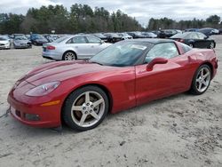 Salvage cars for sale at Mendon, MA auction: 2005 Chevrolet Corvette