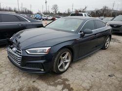 Salvage cars for sale at Bridgeton, MO auction: 2018 Audi A5 Premium Plus S-Line