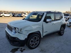 Salvage SUVs for sale at auction: 2016 Jeep Renegade Limited