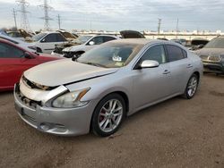 Salvage cars for sale at Elgin, IL auction: 2013 Nissan Maxima S