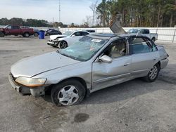 Salvage cars for sale at Dunn, NC auction: 1998 Honda Accord EX