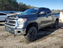 Vehiculos salvage en venta de Copart Lyman, ME: 2014 Toyota Tundra Double Cab SR