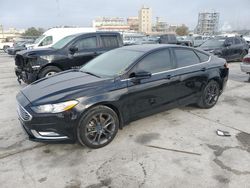 Salvage cars for sale at New Orleans, LA auction: 2018 Ford Fusion SE