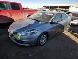 Salvage cars for sale at Brighton, CO auction: 2016 Dodge Dart SE