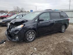 Toyota salvage cars for sale: 2019 Toyota Sienna XLE