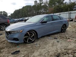 Salvage cars for sale at Seaford, DE auction: 2021 Honda Accord Sport