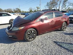 Vehiculos salvage en venta de Copart Riverview, FL: 2013 Honda Civic EX