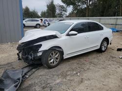 Salvage cars for sale at Midway, FL auction: 2016 Volkswagen Passat S