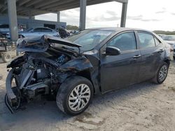 Salvage cars for sale at West Palm Beach, FL auction: 2017 Toyota Corolla L