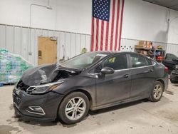 Salvage cars for sale from Copart Des Moines, IA: 2017 Chevrolet Cruze LT