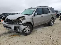 Salvage cars for sale at Taylor, TX auction: 2003 Toyota Sequoia SR5