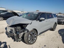 Salvage cars for sale at Haslet, TX auction: 2024 KIA Carnival EX