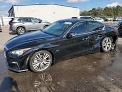 Salvage cars for sale at Harleyville, SC auction: 2019 Infiniti Q50 Luxe