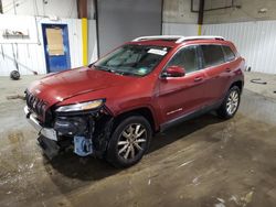 Jeep salvage cars for sale: 2016 Jeep Cherokee Limited